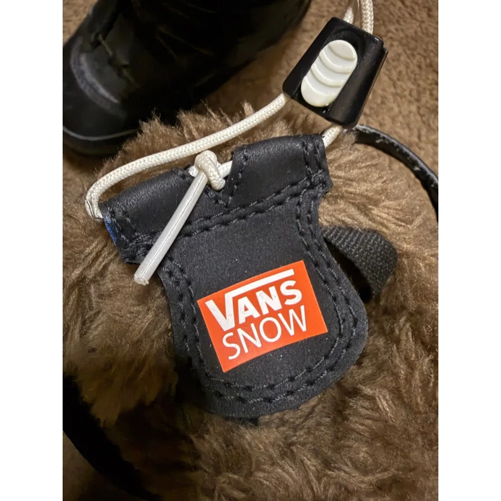 Women's Vans Encore Pro Black Snowboard Boots US 7 with BOA fit system. Faux fur